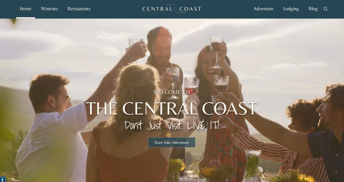 The Central Coast website