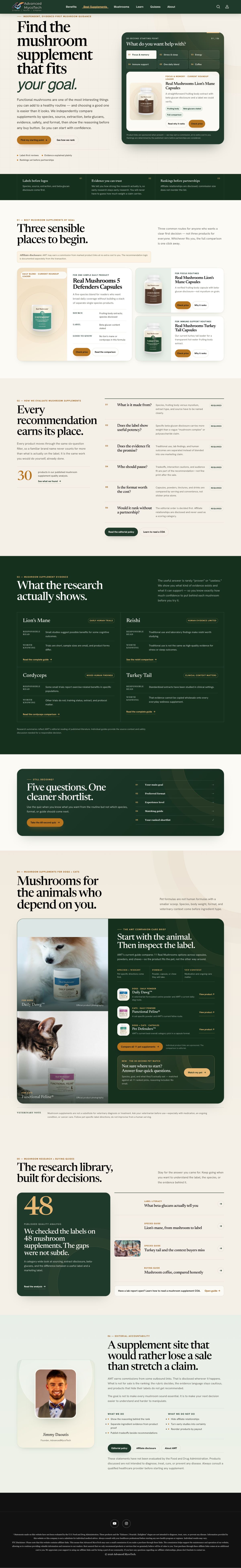 Advanced MycoTech website